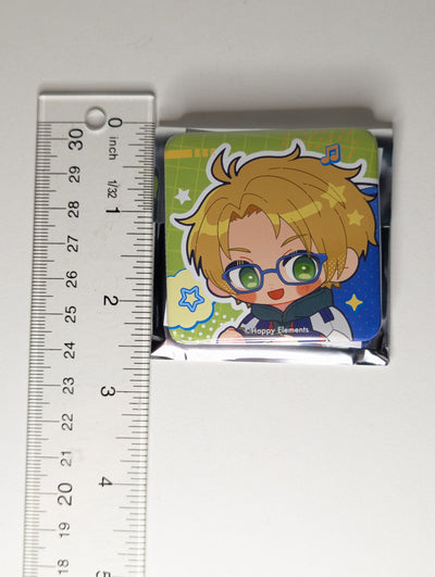 Makoto Yuuki Ensemble Stars Wakuwaku Trip Square Can Badge