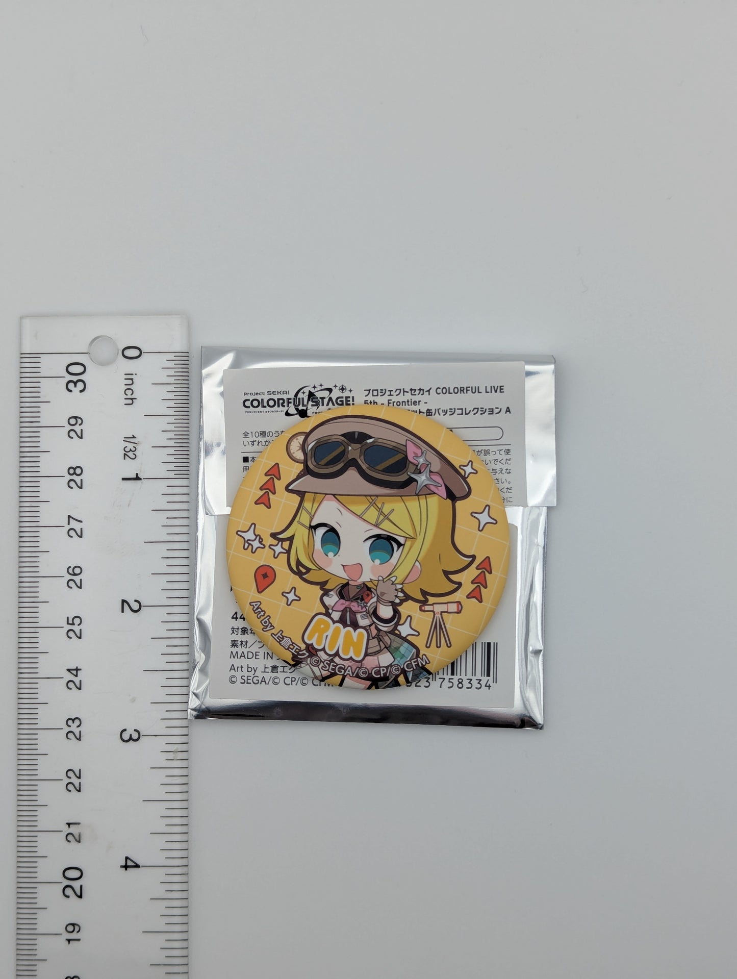 Kagamine Rin Project Sekai 5th Live Frontier Chibi Can Badge