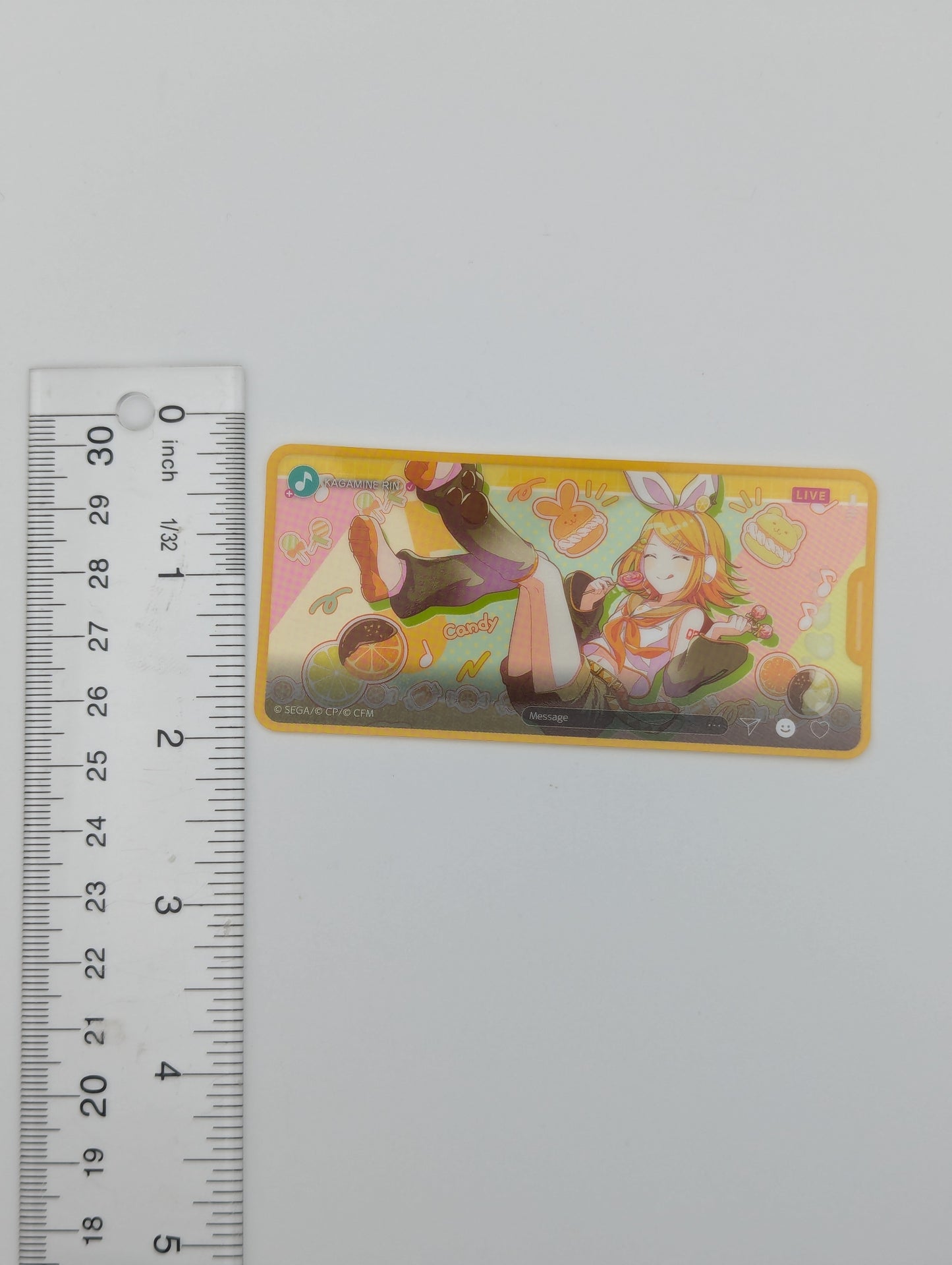 Kagamine Rin Project Sekai Anniversary Birthday 2023-2024 Clear Memo Sticker