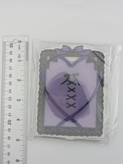 Purple Acrylic Photocard Holder Stand (6.7x9.2CM)