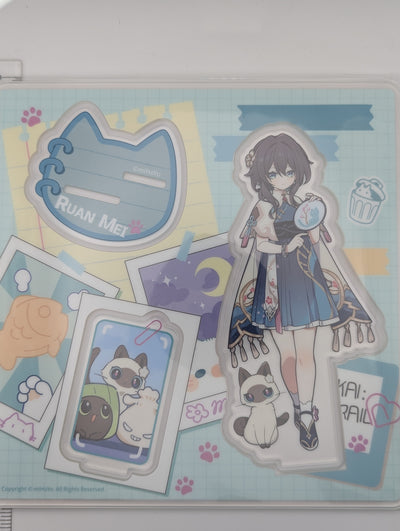 Ruan Mei Honkai Star Rail Cat Acrylic Stand