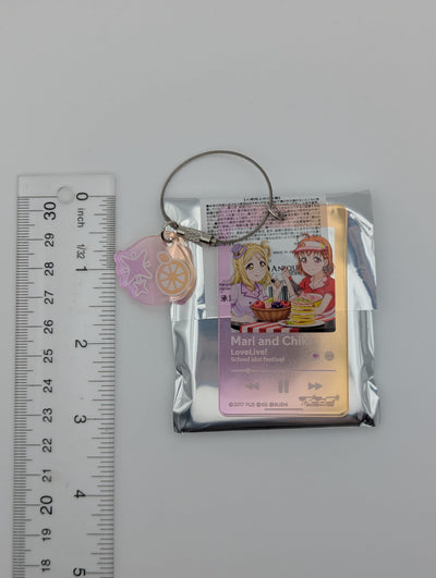 Mari Ohara & Chika Takami Love Live Sunshine UR Pair Acrylic Keychain