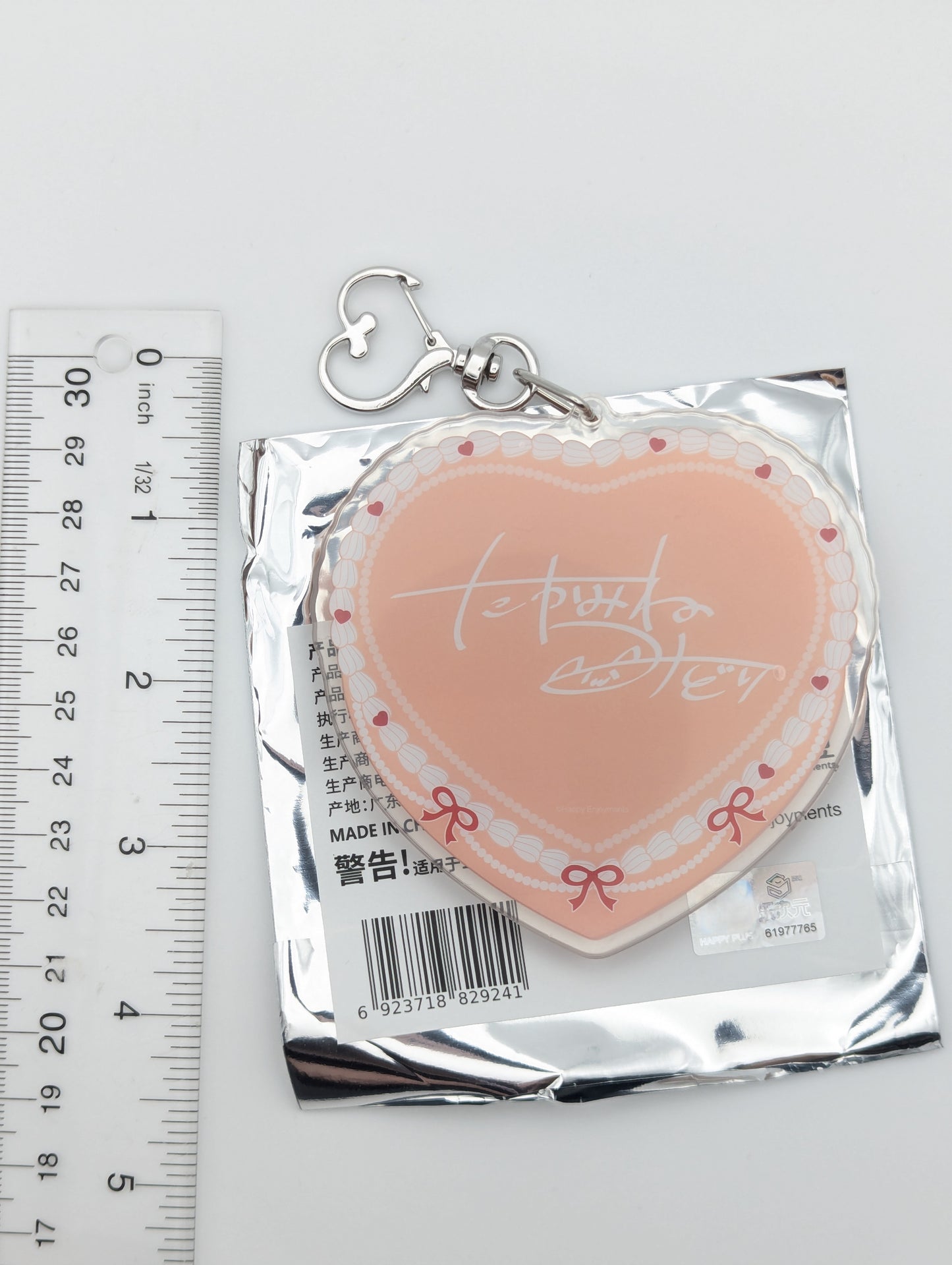 Midori Takamine Ensemble Stars CN Heart Cake Glitter Acrylic Keychain