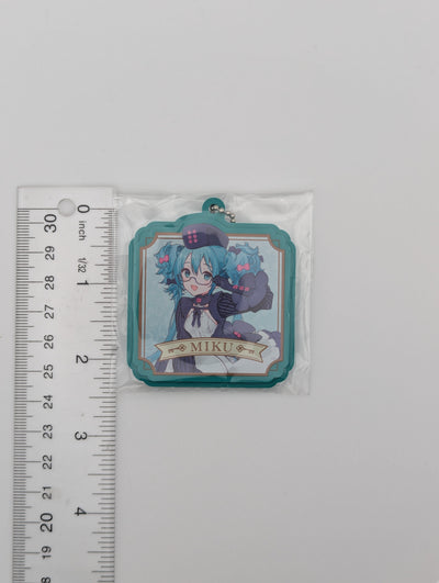Hatsune Miku Glasses x Cafe Kuji Rubber Keychain