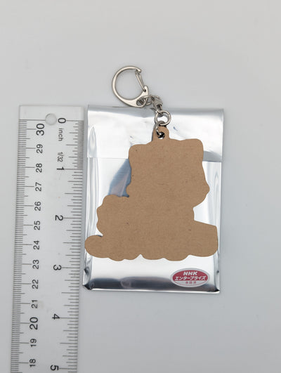 Asmodeus Alice Welcome to Demon School Iruma-kun x Rascal Wooden Keychain
