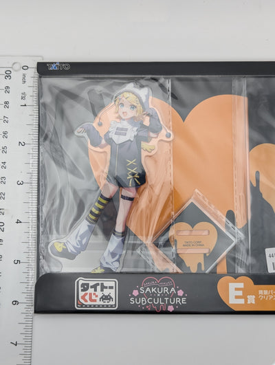 Kagamine Rin Sakura Miku Vocaloid Kuji Acrylic Stand