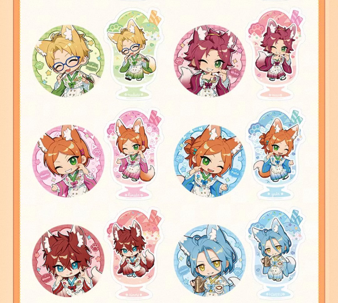 [PREORDER] CN Ensemble Stars Fox Tea Party Badge/Card Sets Set A