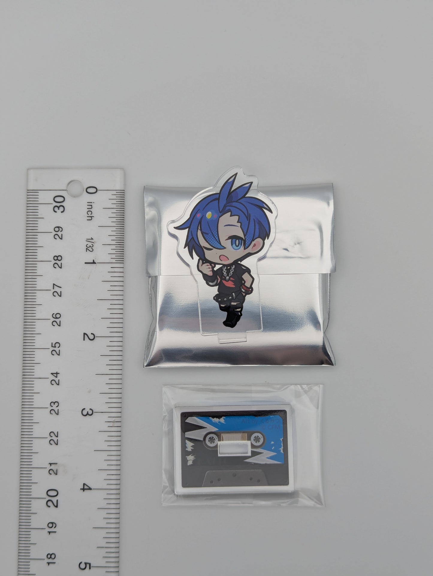 KAITO Vocaloid Black Rock Chibi Acrylic Stand