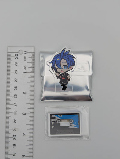 KAITO Vocaloid Black Rock Chibi Acrylic Stand