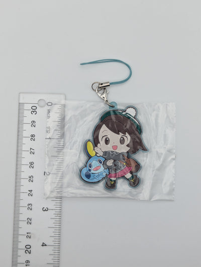 Gloria & Sobble Pokemon Trainers Rubber Strap