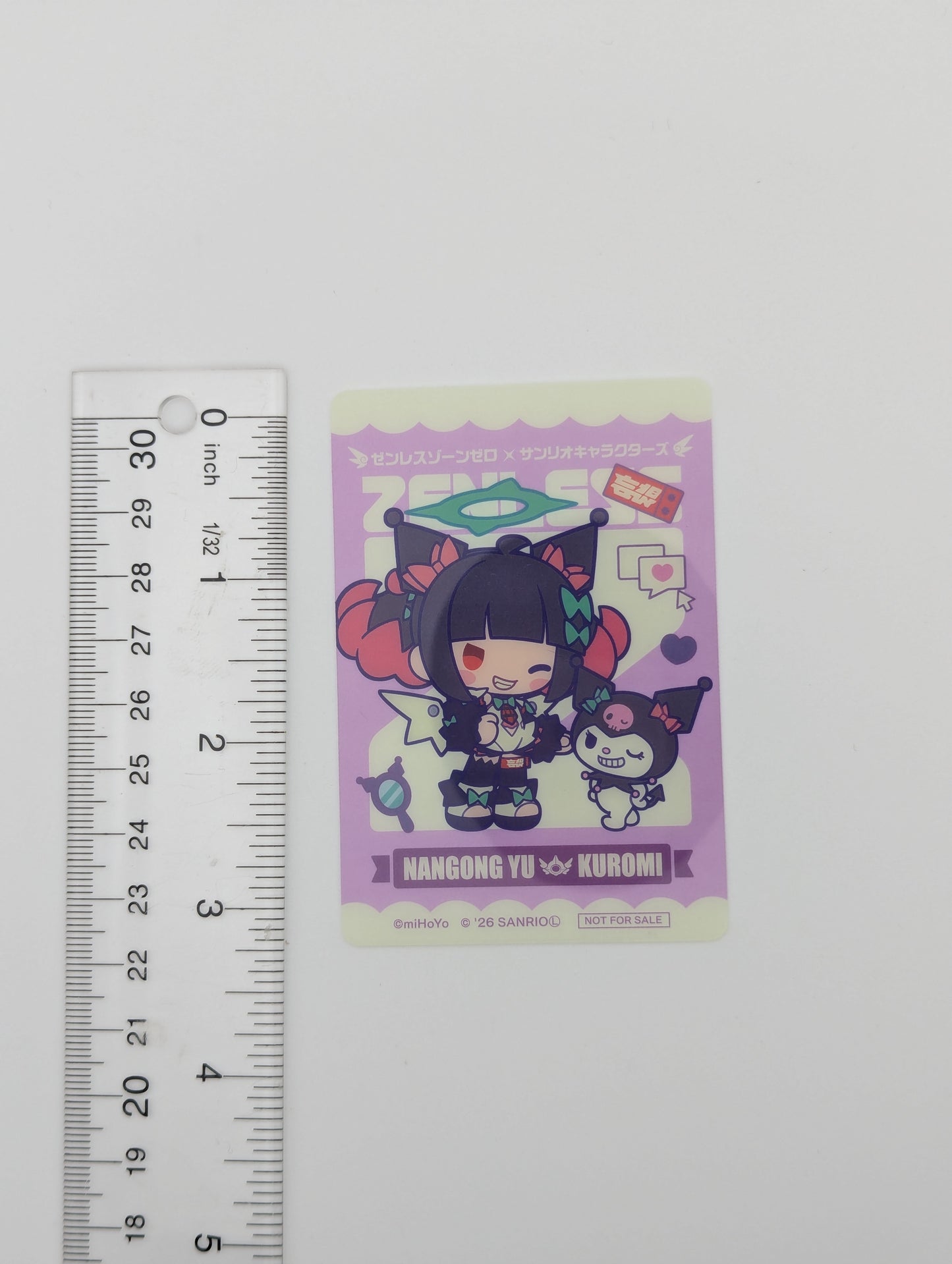 Nangong Yu Zenless Zone Zero x Sanrio Clear Card