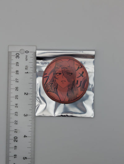 Ameri Azazel Mairimashita Iruma-kun Mafia Can Badge