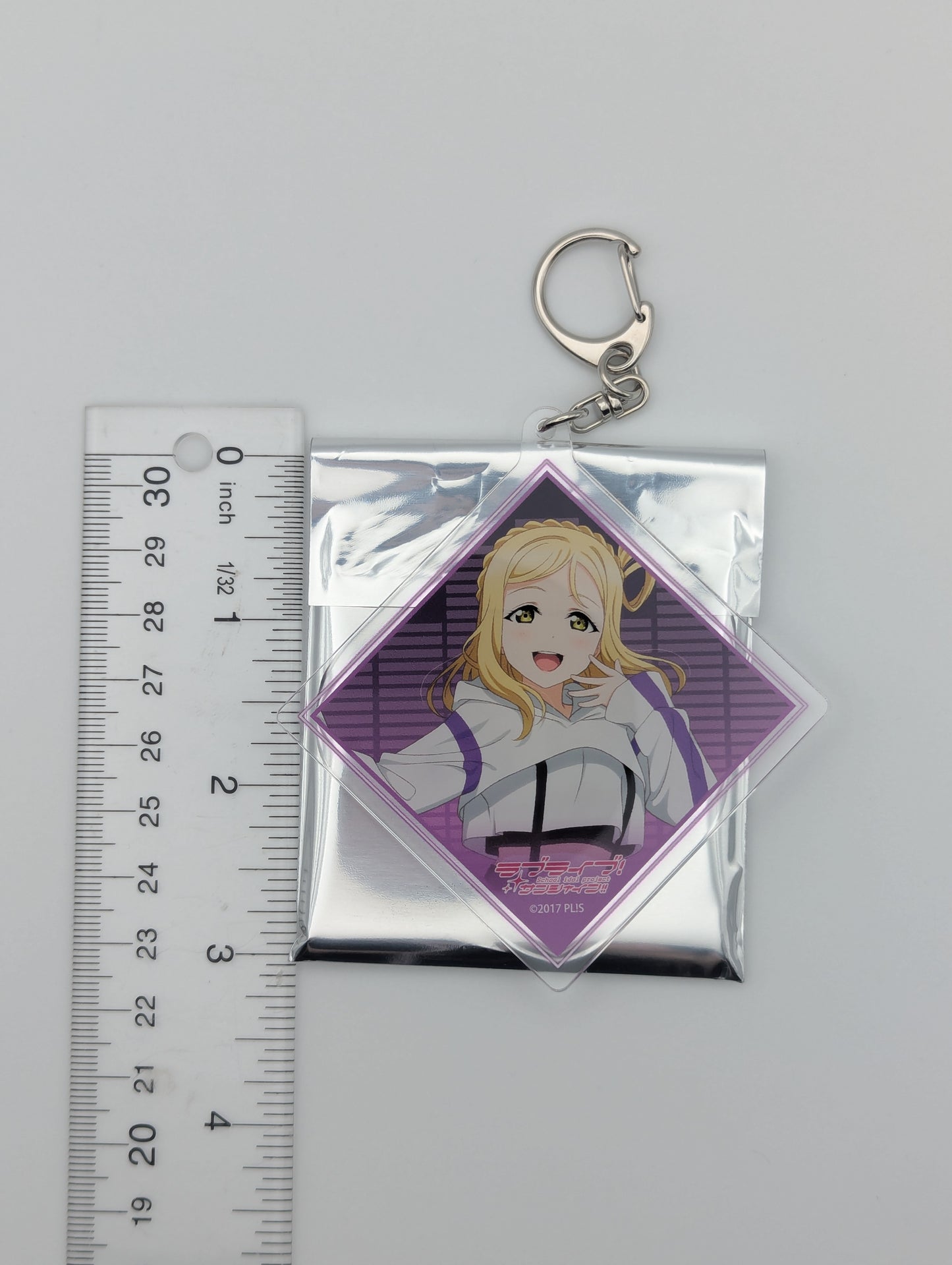 Mari Ohara Love Live Sunshine Cyber Neon ver. Acrylic Keychain