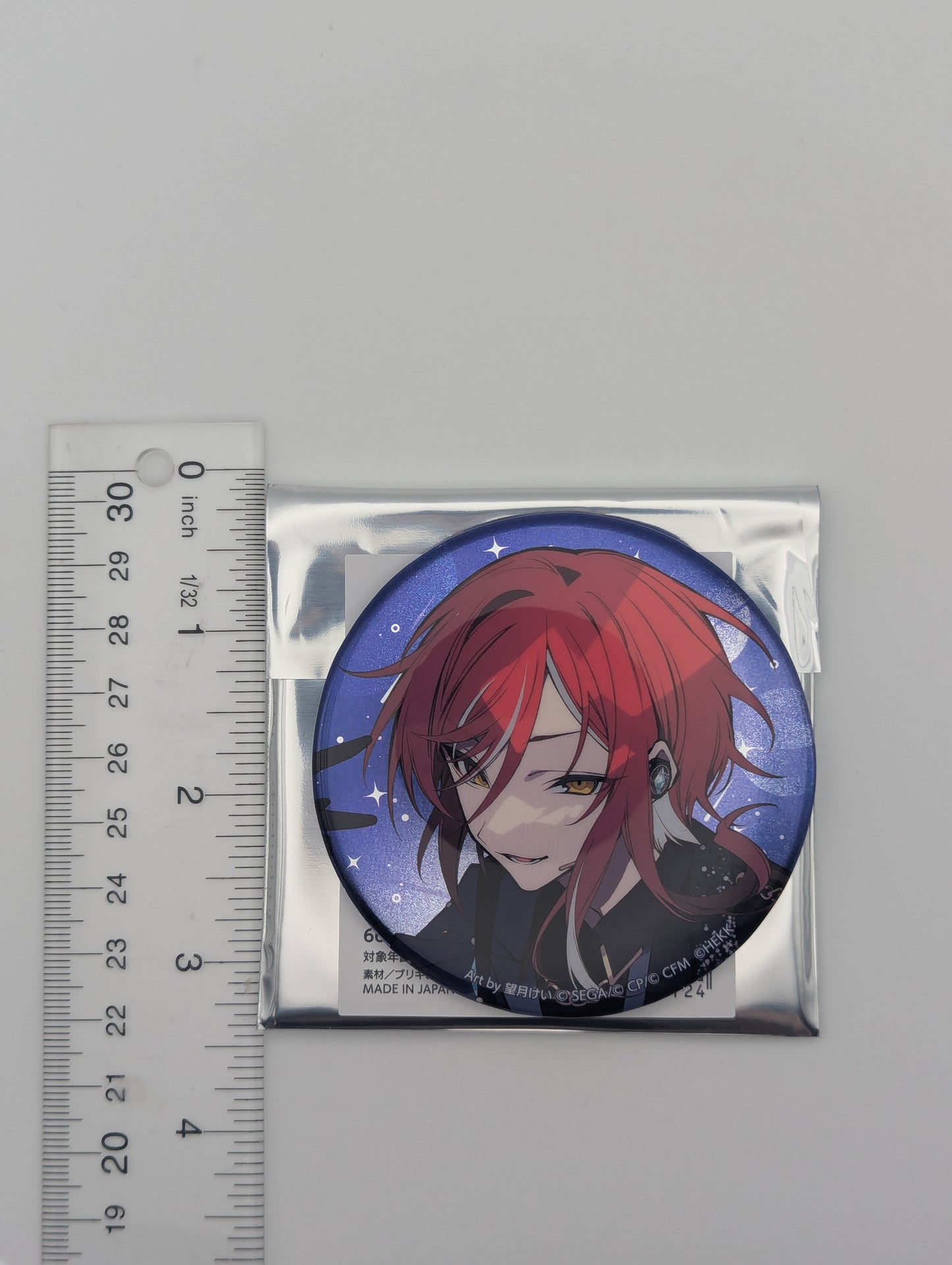 Natsume Sakasaki Ensemble Stars x Project Sekai Can Badge