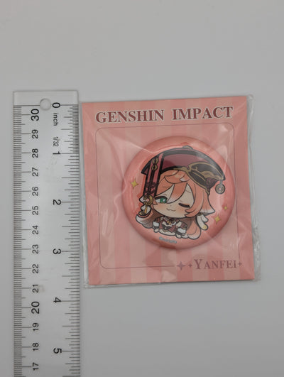 Yanfei Genshin Impact Can Badge