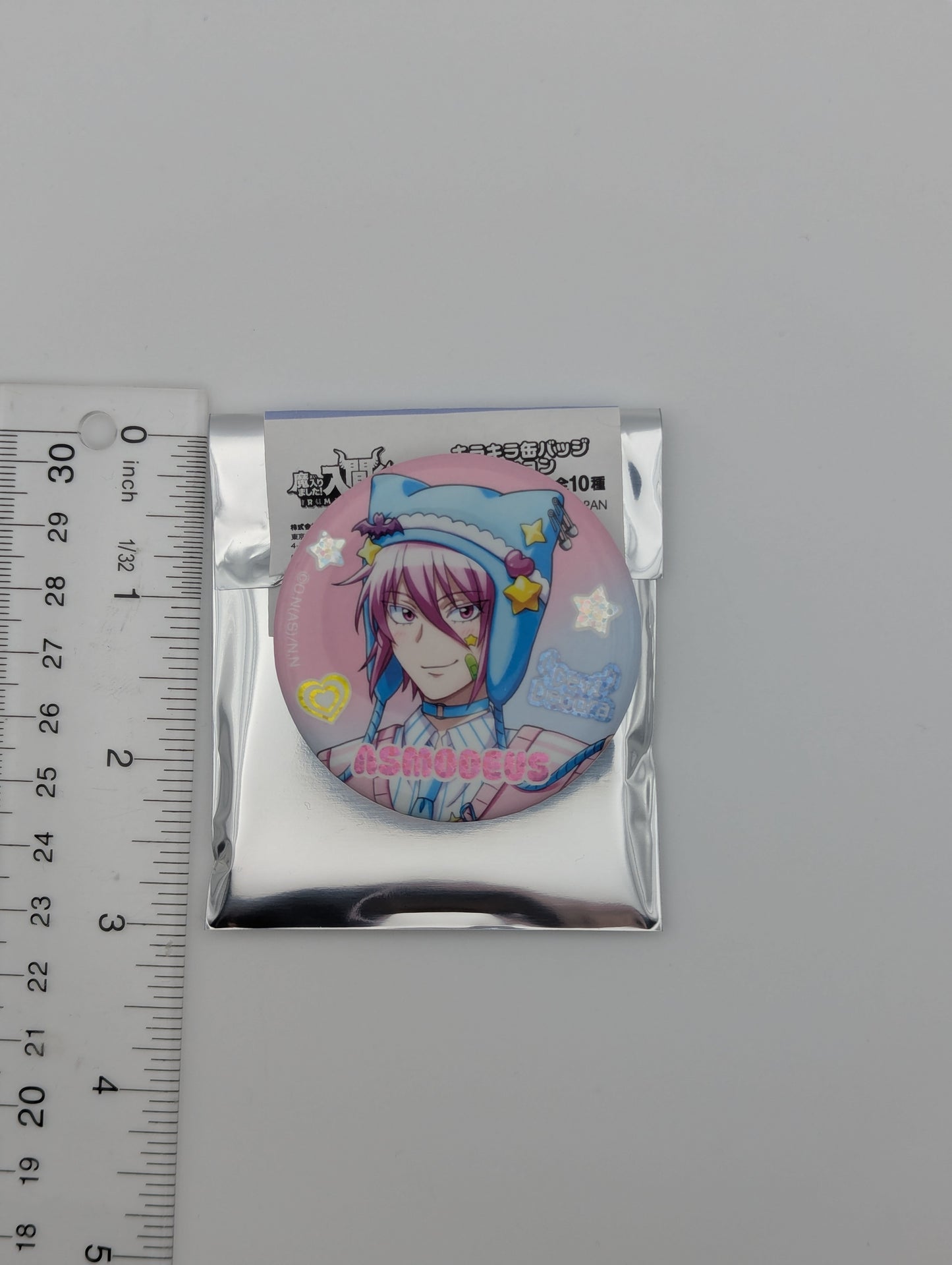 Asmodeus Alice Welcome to Demon School Iruma-kun Debi Decora Can Badge