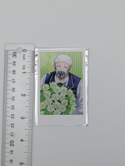 Balam Shichiro Welcome to Demon School / Mairimashita Iruma-kun Bouquet ver. Polaroid-style Card