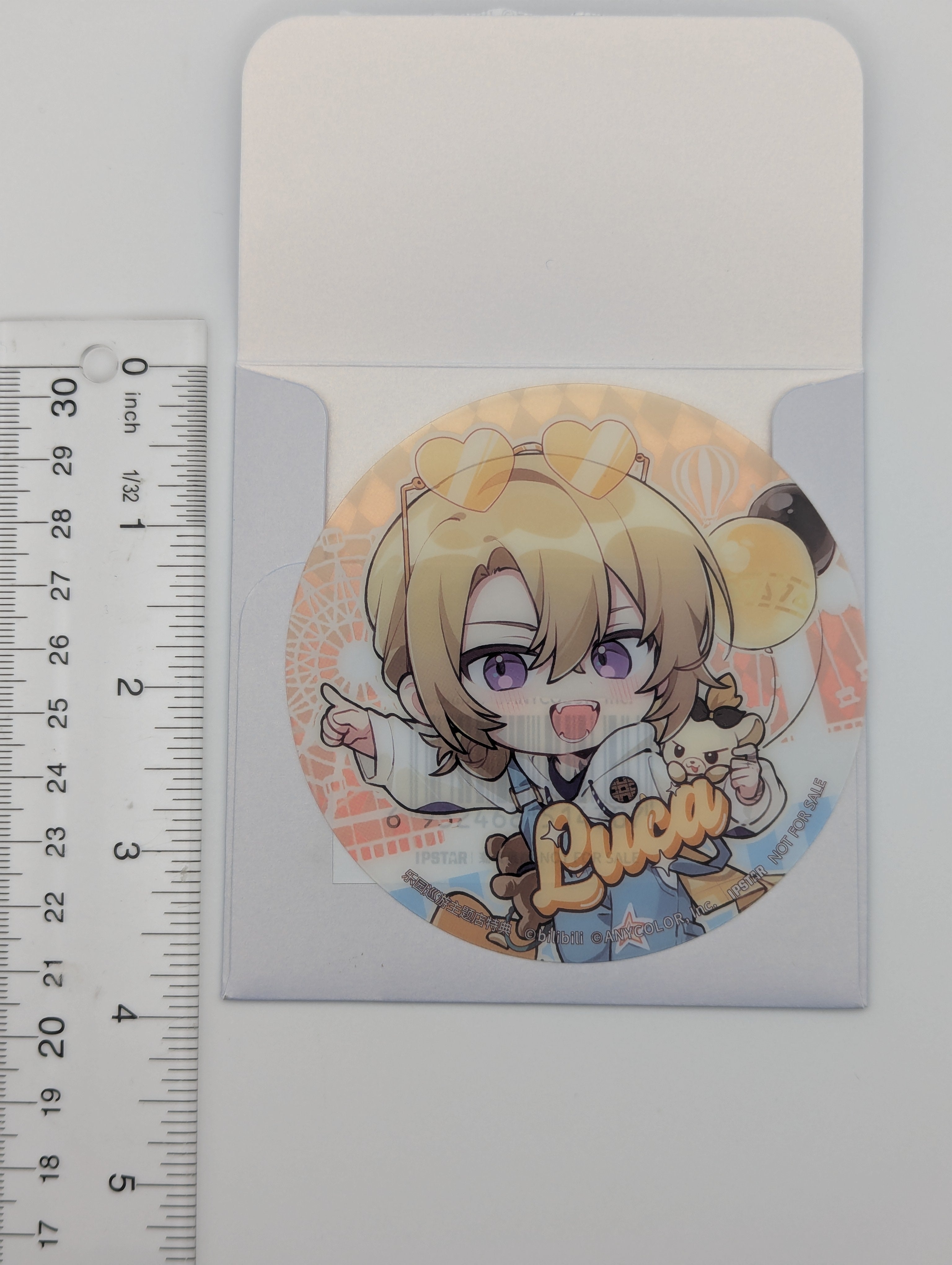 Luca Kaneshiro Nijisanji x IPSTAR Clear Coaster – Neiroh Sells