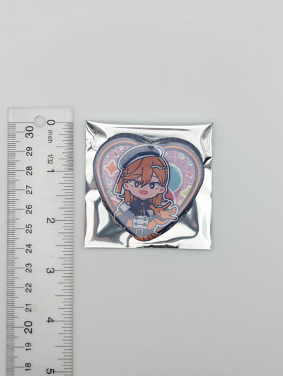 Kanon Shibuya Love Live Heart Can Badge