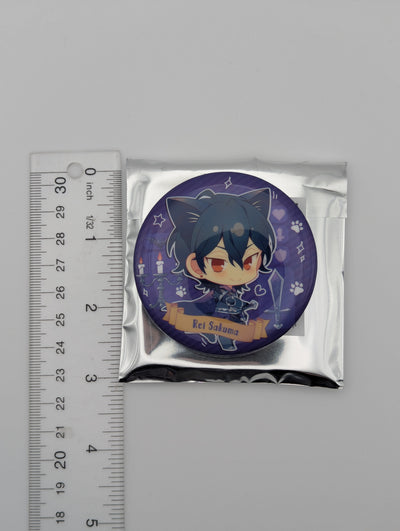 Rei Sakuma Ensemble Stars CN Kitty Can Badge