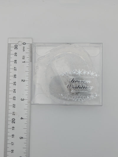 Acrylic Wedding Veil Badge Holder (5.8CM)