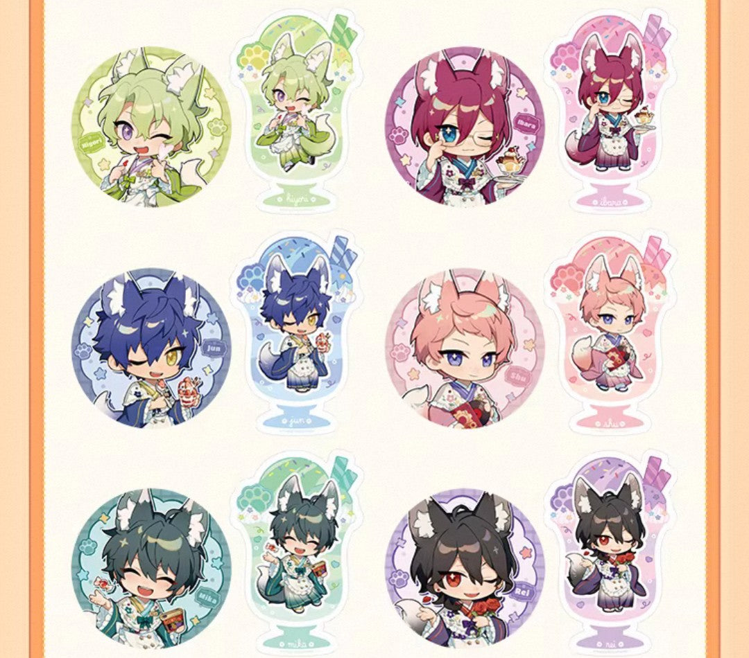 [PREORDER] CN Ensemble Stars Fox Tea Party Badge/Card Sets Set C