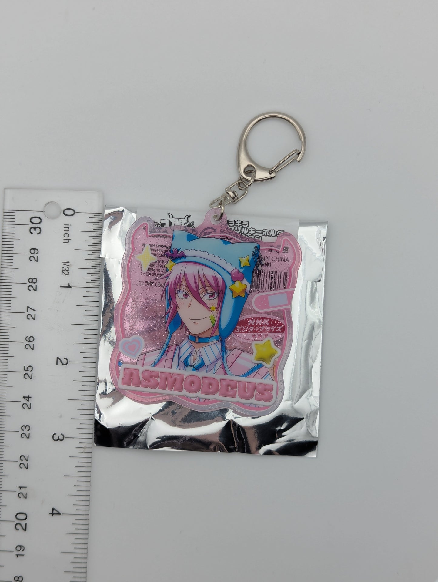 Asmodeus Alice Welcome to Demon School Iruma-kun Debi Decora Acrylic Keychain