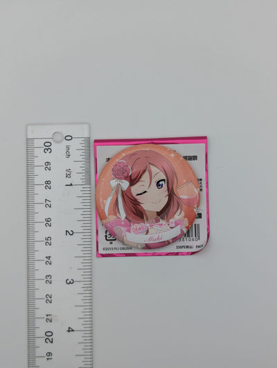 Maki Nishikino Love Live Loveca Thanksgiving Festival Can Badges