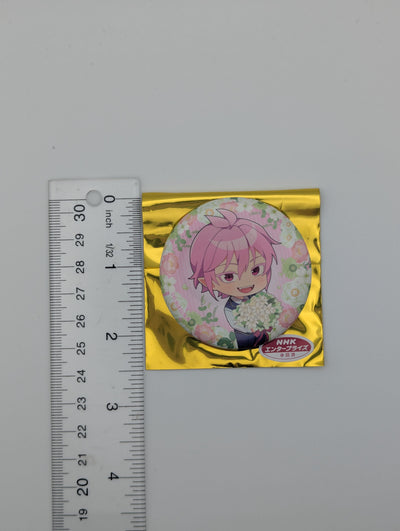 Asmodeus Alice Welcome to Demon School / Mairimashita Iruma-kun Bouquet Ver. Can Badge
