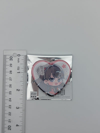 Megumi Fujishima Link! Like! Love Live Hasunosora New Toro Heart Can Badge