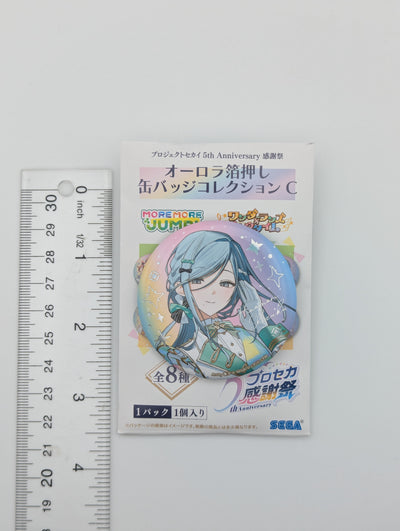 Shizuku Hinomori Project Sekai 5th Anniversary Thanksgiving Can Badge