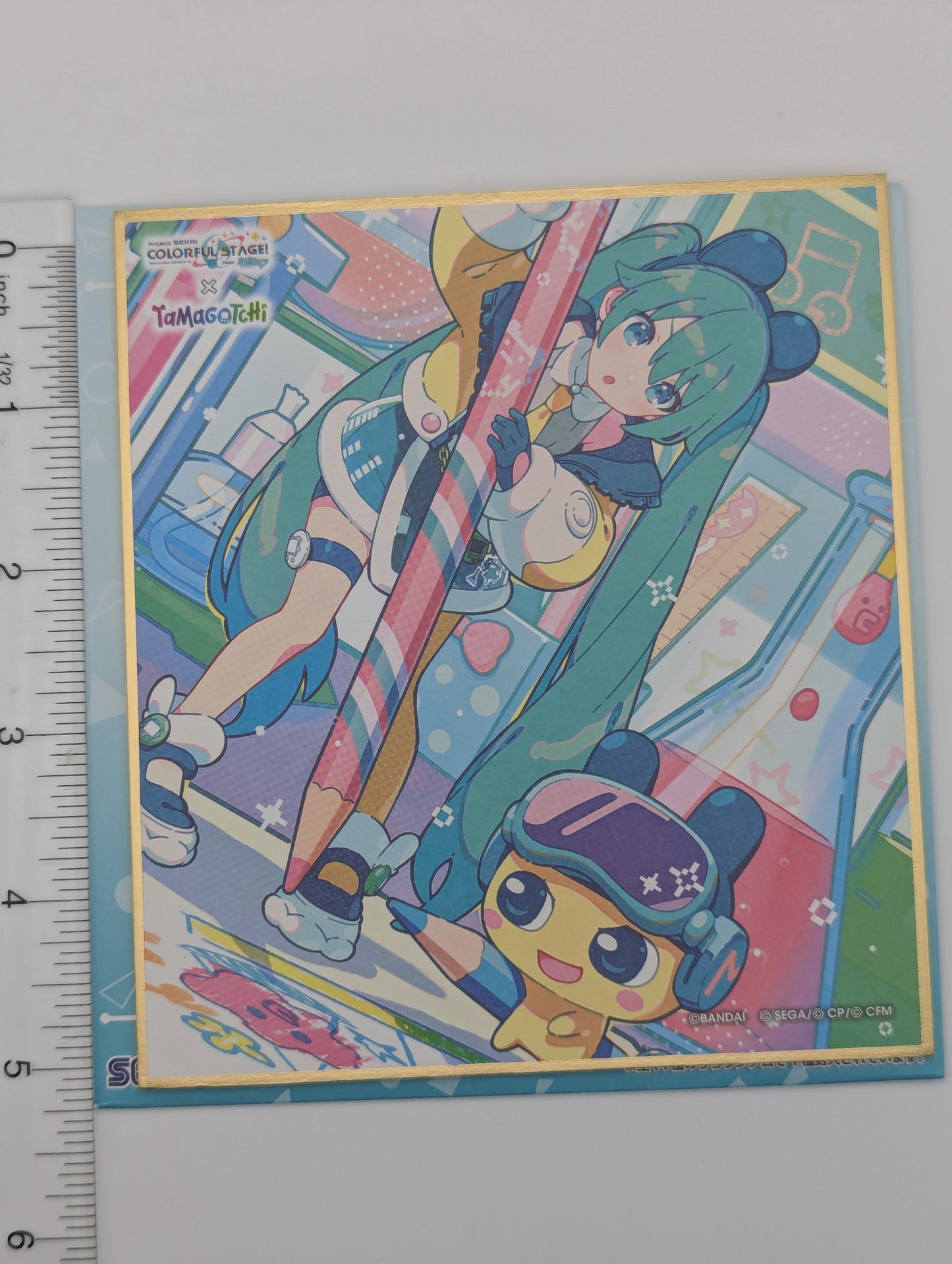 Hatsune Miku Project Sekai x Tamagotchi Shikishi