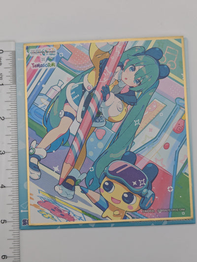 Hatsune Miku Project Sekai x Tamagotchi Shikishi