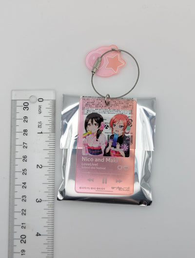 Nico Yazawa & Maki Nishikino Love Live UR Pair Acrylic Keychain