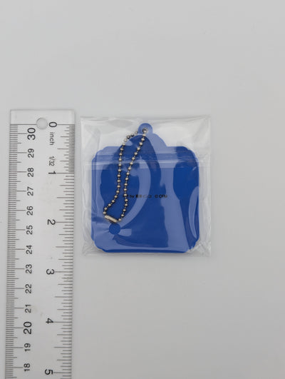 KAITO Hatsune Miku Glasses x Cafe Kuji Rubber Keychain