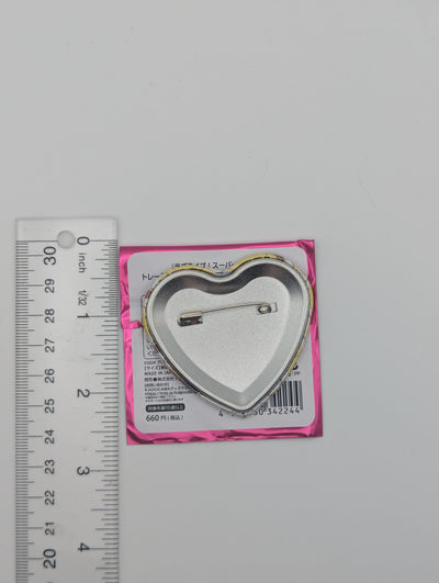 Kinako Sakurakoji Love Live Valentine's ver Heart Can Badge *Foil*
