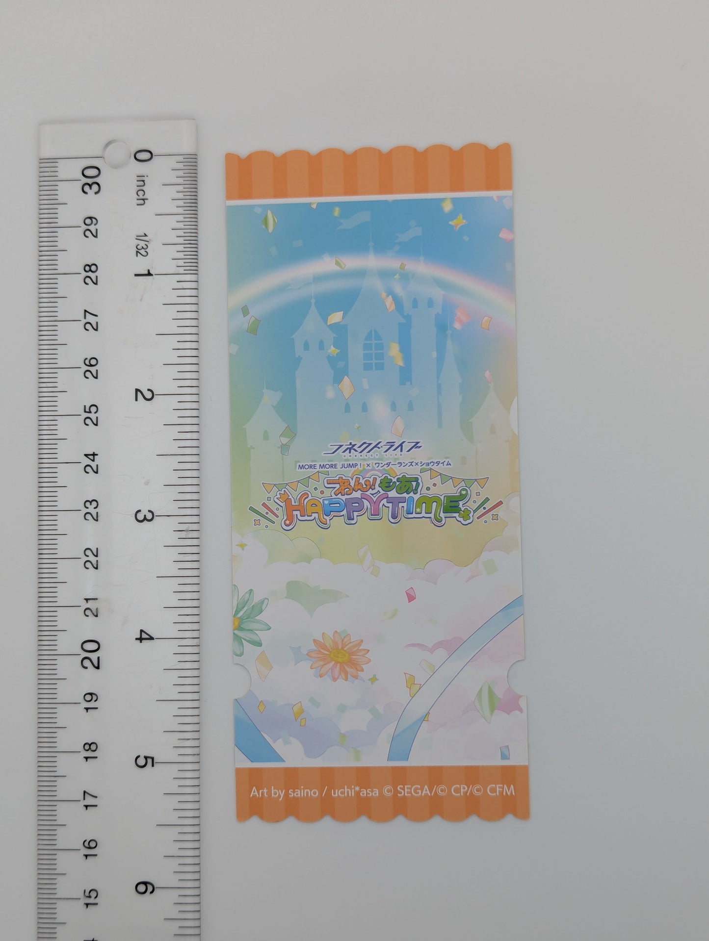 Kagamine Rin Project Sekai Ticket-Style Card