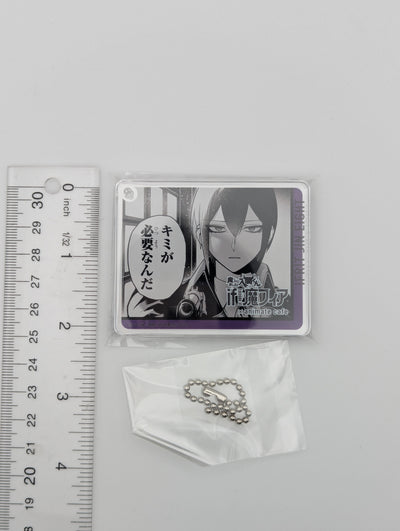 Ifrit Djinn Eito Welcome to Demon School Iruma-kun Mafia AU Cafe CoLotta Acrylic Block Keychain