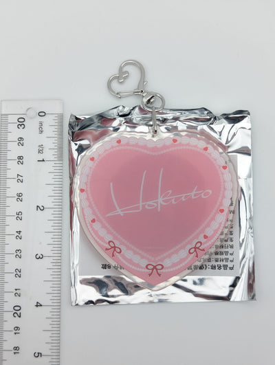 Hokuto Hidaka Ensemble Stars CN Heart Cake Glitter Acrylic Keychain