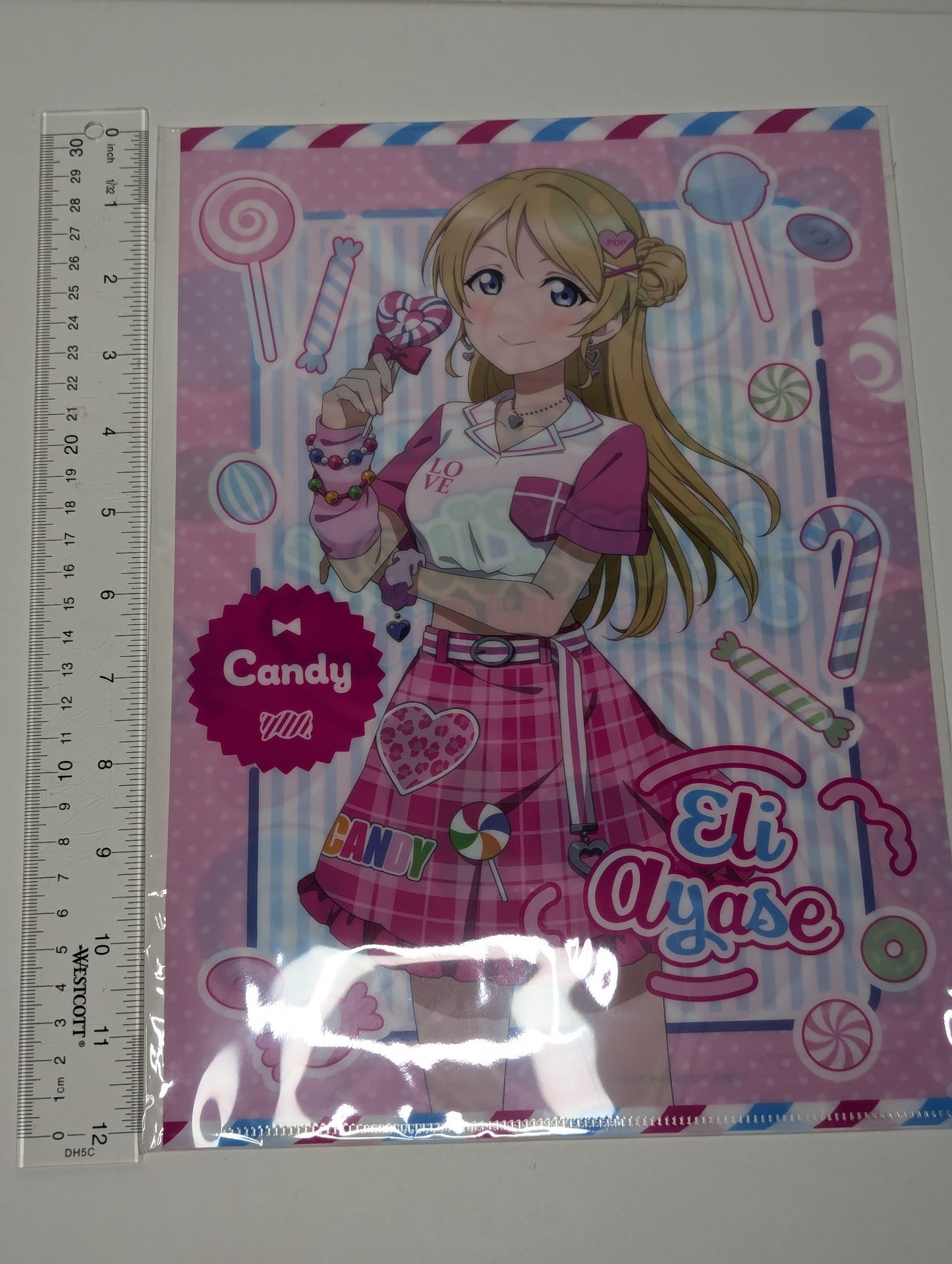 Eli Ayase Love Live x Village Vanguard Clearfile