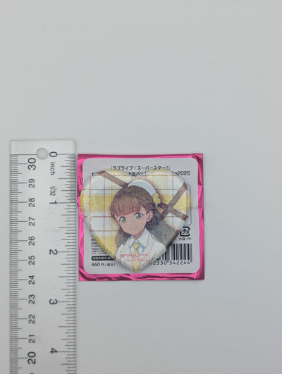 Kinako Sakurakoji Love Live Valentine's ver Heart Can Badge *Foil*
