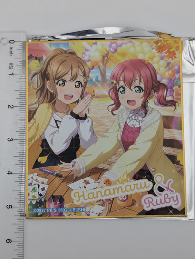 Hanamaru Kunikida & Ruby Kurosawa Love Live Sunshine UR Pair Shikishi Art Board