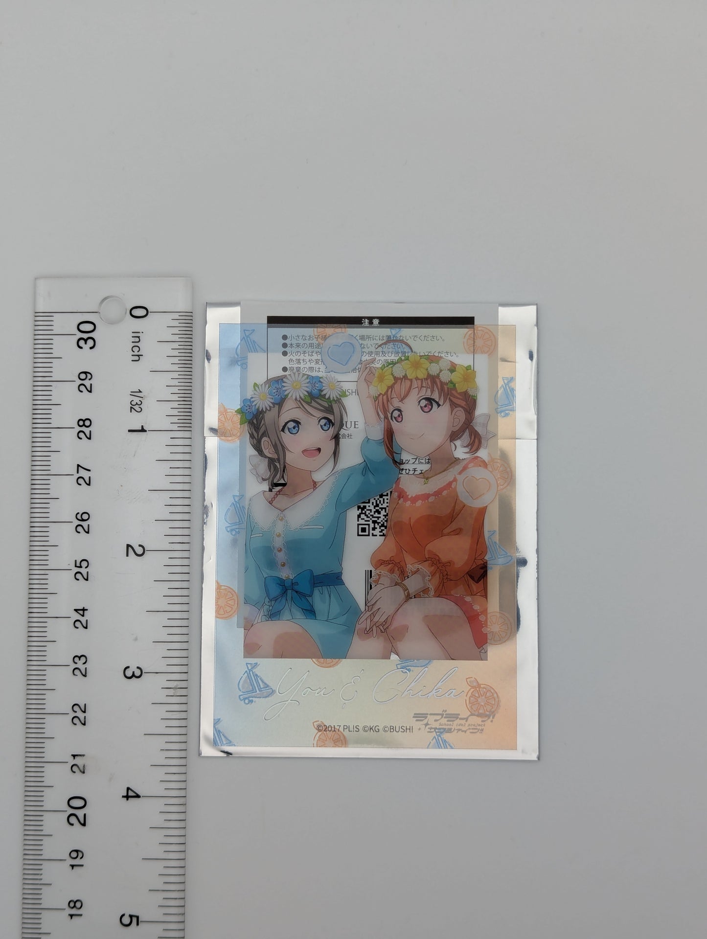 You Watanabe & Chika Takami Love Live Sunshine UR Pair Clear Card