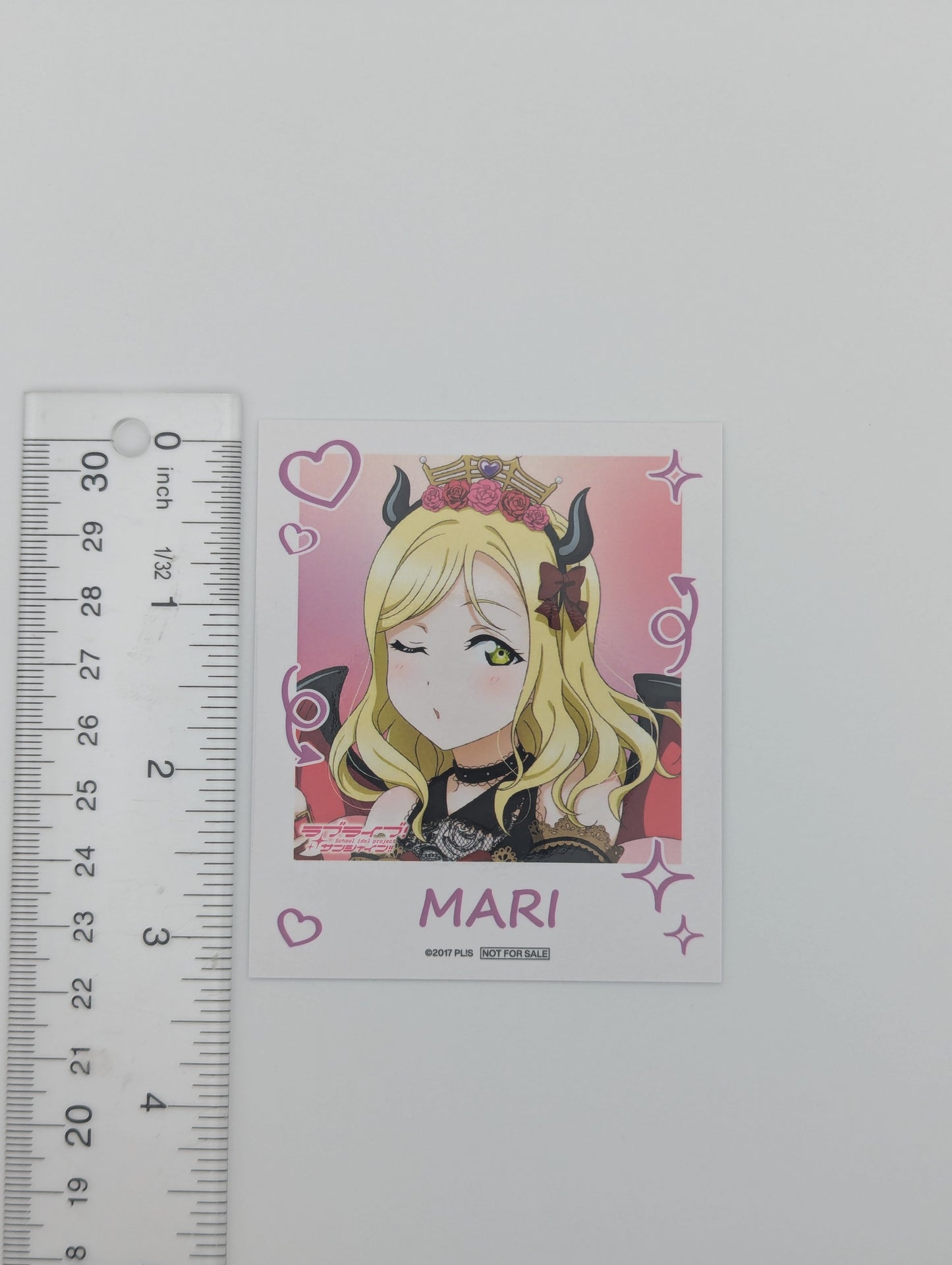 Mari Ohara Love Live Sunshine Little Devil Polaroid Card