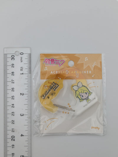 Kagamine Rin Vocaloid Acrylic Carabiner