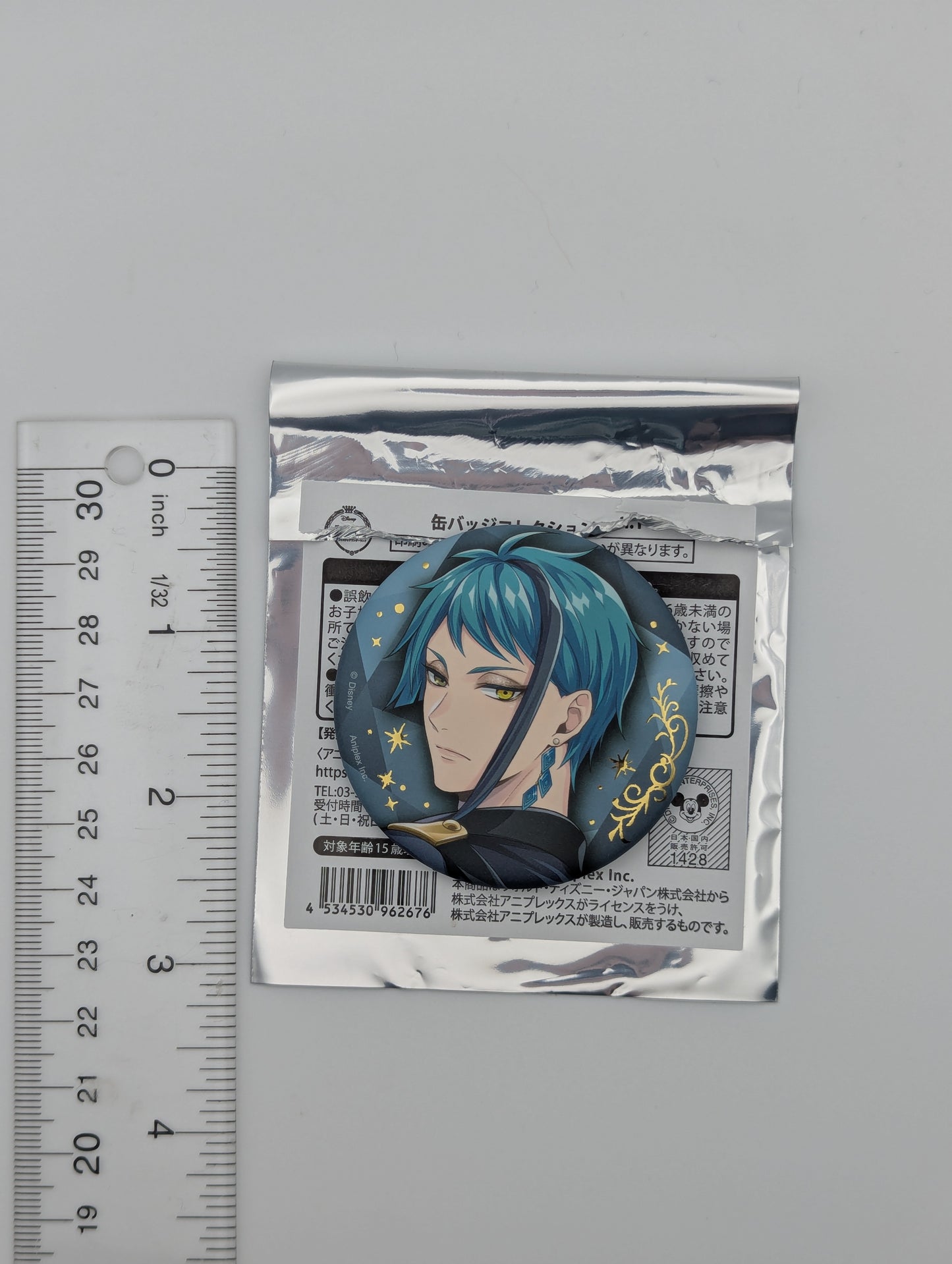 Jade Leech Twisted Wonderland Can Badge