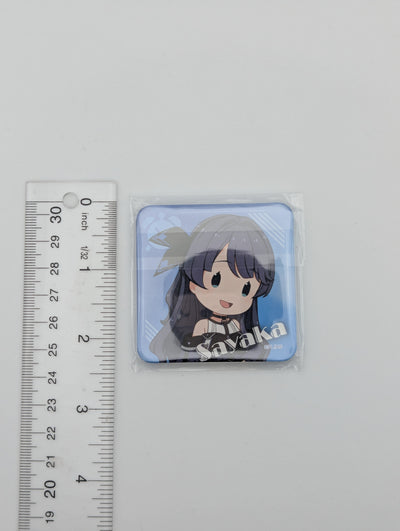 Sayaka Murano Love Live Square Can Badge