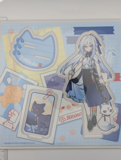 Jingliu Honkai Star Rail Cat Acrylic Stand