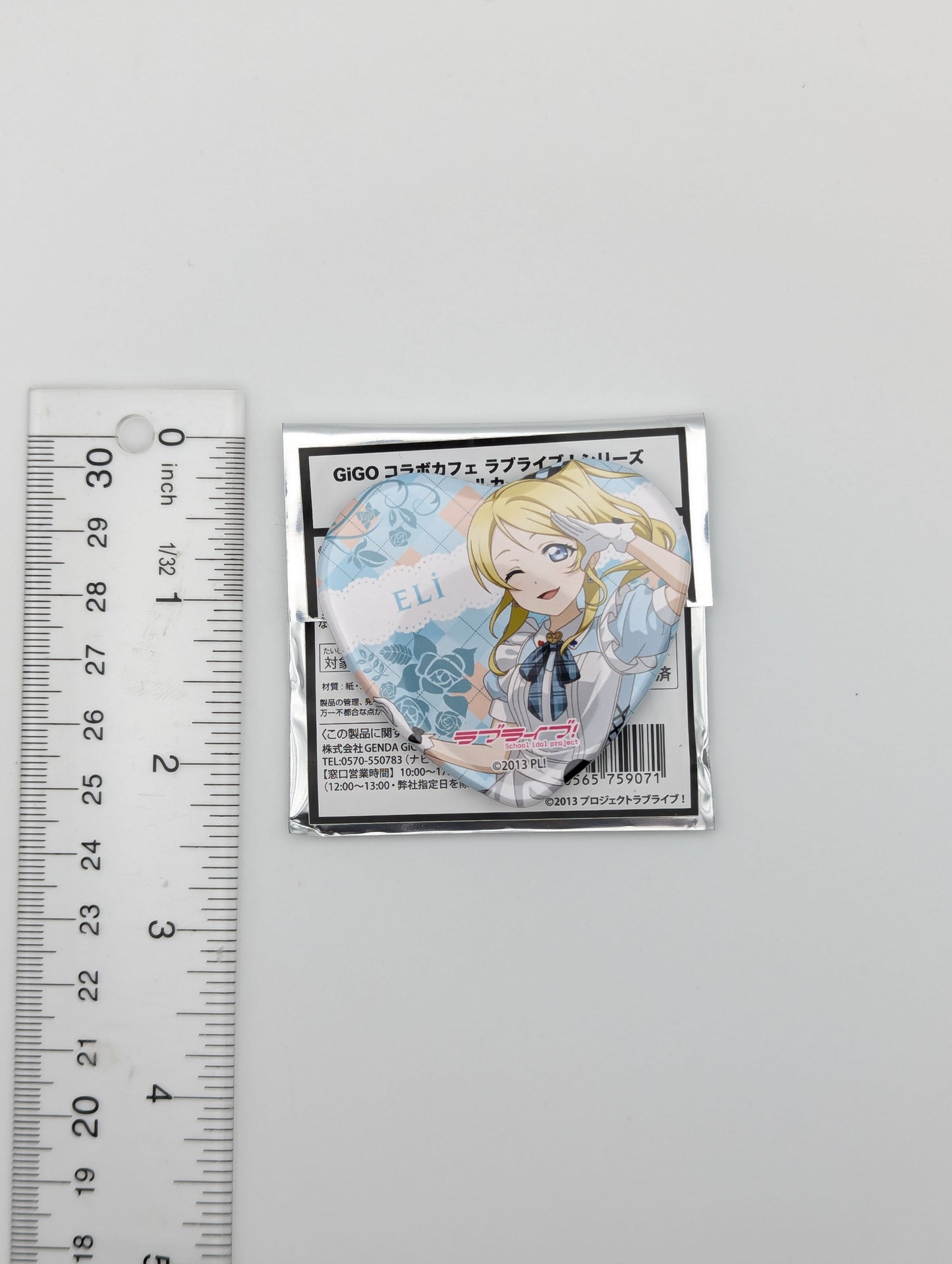 Eli Ayase Love Live Alice in Wonderland Can Badge