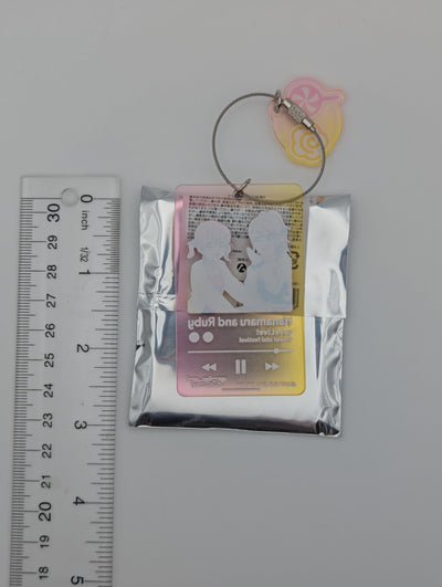 Hanamaru Kunikida & Ruby Kurosawa Love Live Sunshine UR Pair Acrylic Keychain
